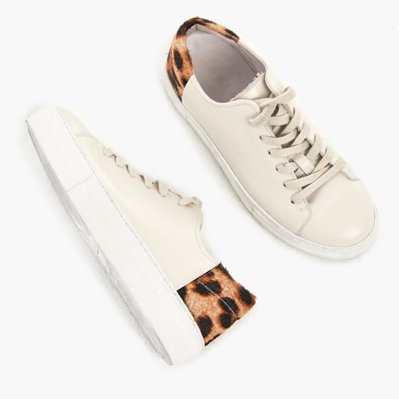 Able Shoes - ABLE Emmy Bone/Cheetah Sneakers Size 8